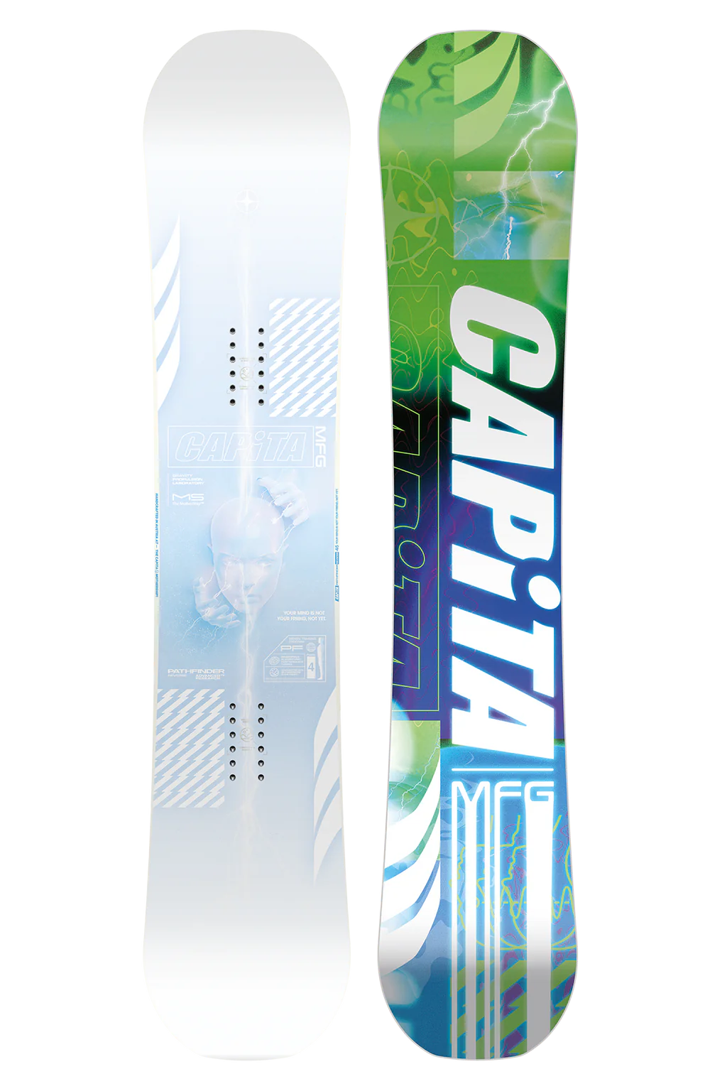 Custom Snowboard for Tricks and Jumps-Capita Pathfinder Reverse Wide Snowboard 2025 - 157W