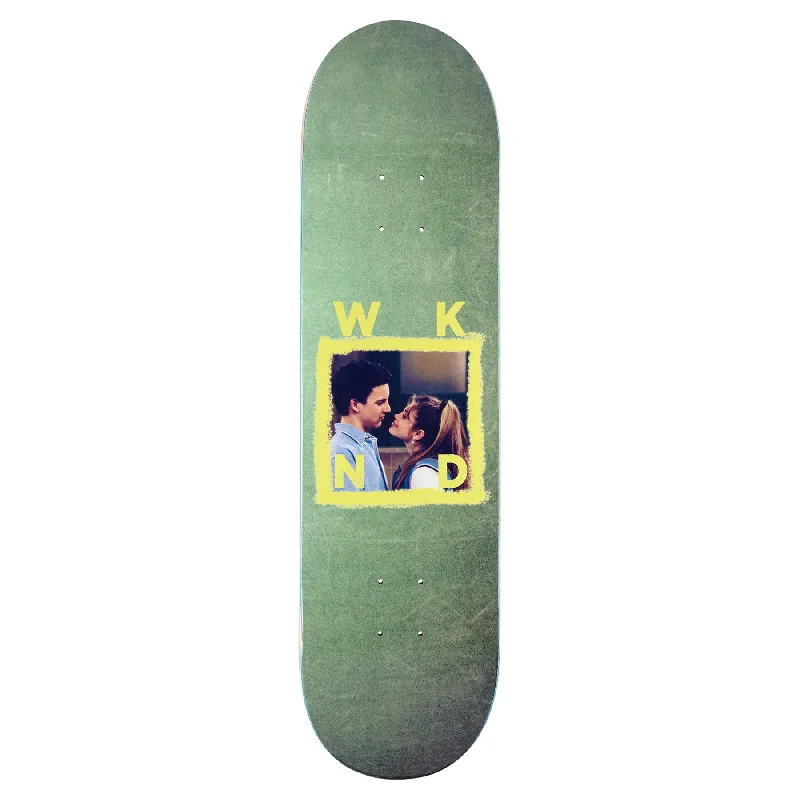 Custom Skateboard Deck with Rounded Corners for Safety-WKND "Corey + Topanga" Date Series Deck 8.25" MC