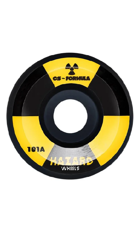 Custom Skateboard Wheels for Improved Control-Hazard Radio Active CS Conical Wheels 101a 52mm Black