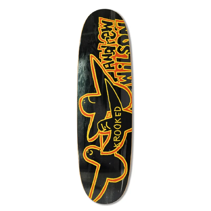 Custom Skateboard Deck with Lightweight Material for Easy Tricks-Krooked - 9.1" Wilson Wegg