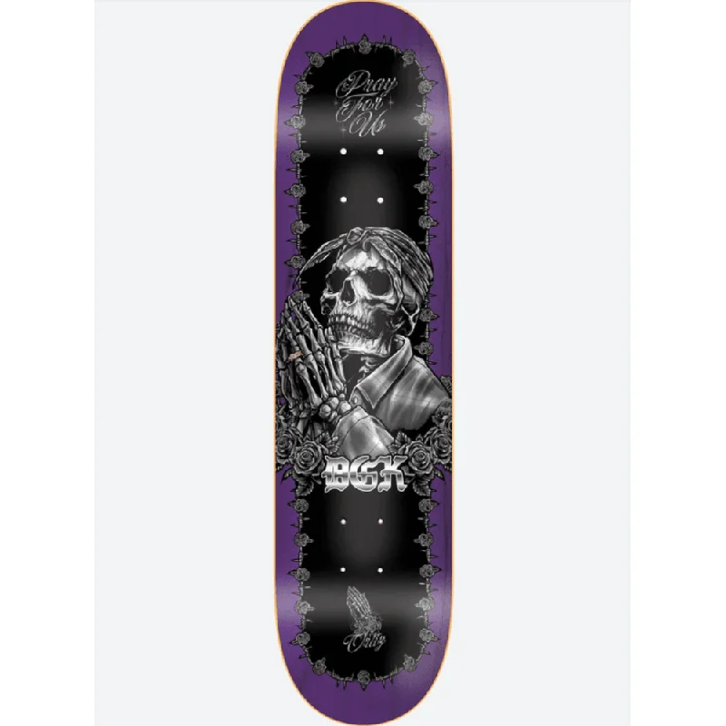 Custom Skateboard Deck with Full-Sized Design-DGK Devoted Ortiz Skateboard Deck 8.25"