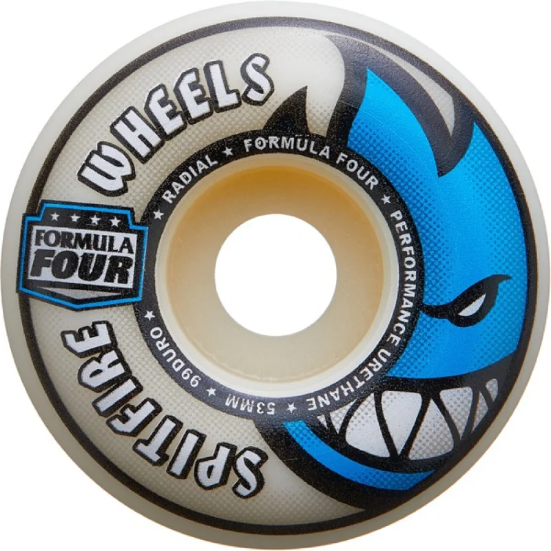 Custom Skateboard Wheels with Soft Design for Maximum Comfort-Spitfire Formula Four Radial 53mm 99a