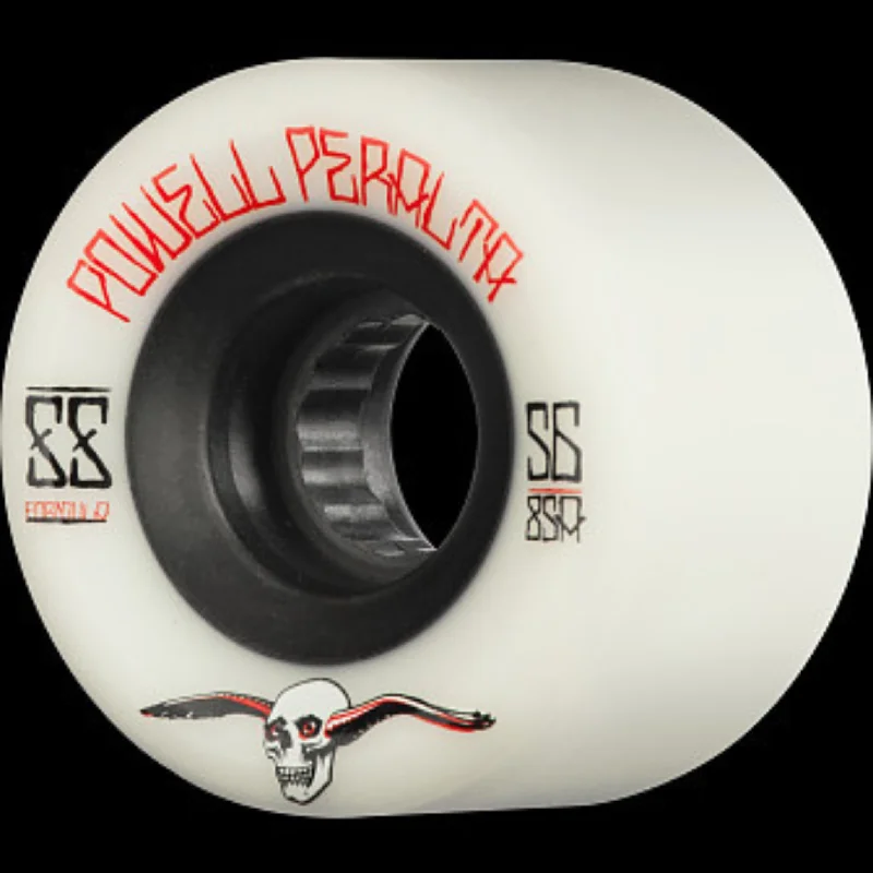 Custom Skateboard Wheels for Superior Control During Park Rides-Powell Peralta G-Slides Skateboard Wheels 56mm 85a - White