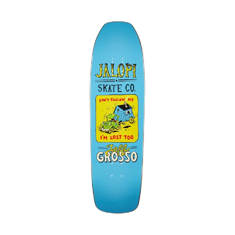 Custom Skateboard Deck with Smooth Ride on Rough Terrain-Anti Hero Grosso Jalopi Return Deck - 9.25