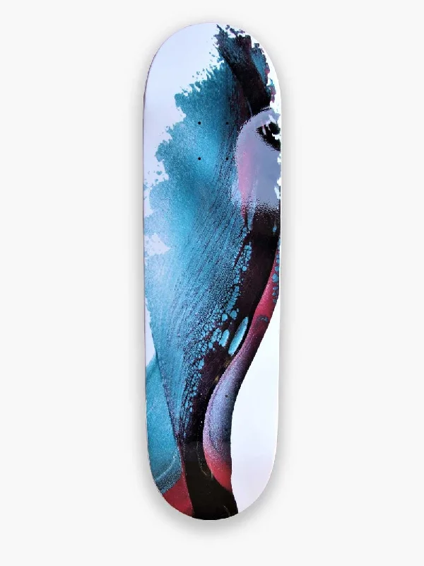 Custom Skateboard Deck with Flexible Wood for a Smooth Ride-Abstract Skateboard Deck,  DKD-HD4-EX