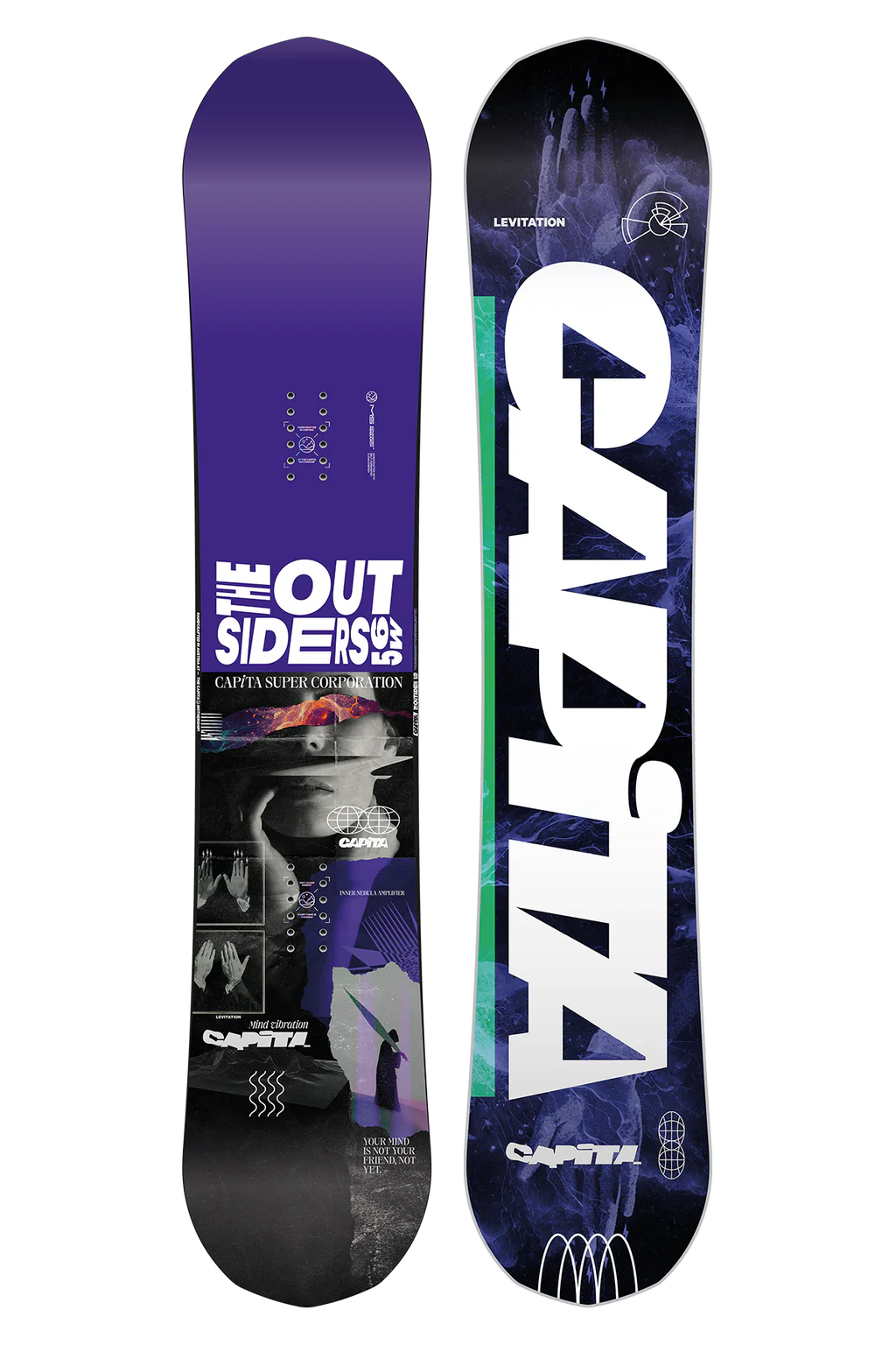 Custom Snowboard with Top-Quality Sidewalls-Capita The Outsiders Wide Snowboard 2025 - 156W