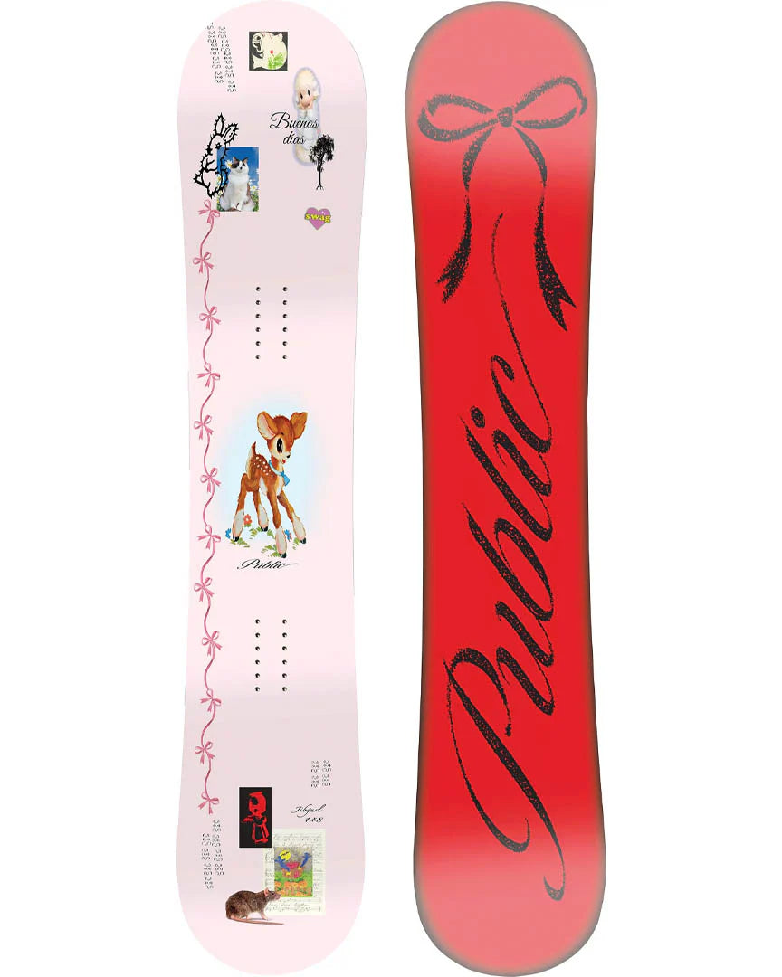 Custom Snowboard with Multi-Dimensional Flex-Public Jib Gurl Snowboard 2025 - 148cm