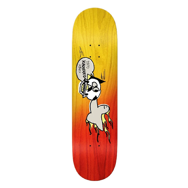 Custom Skateboard Deck with Enhanced Durability-Krooked - 8.25" Knox Burn Bird