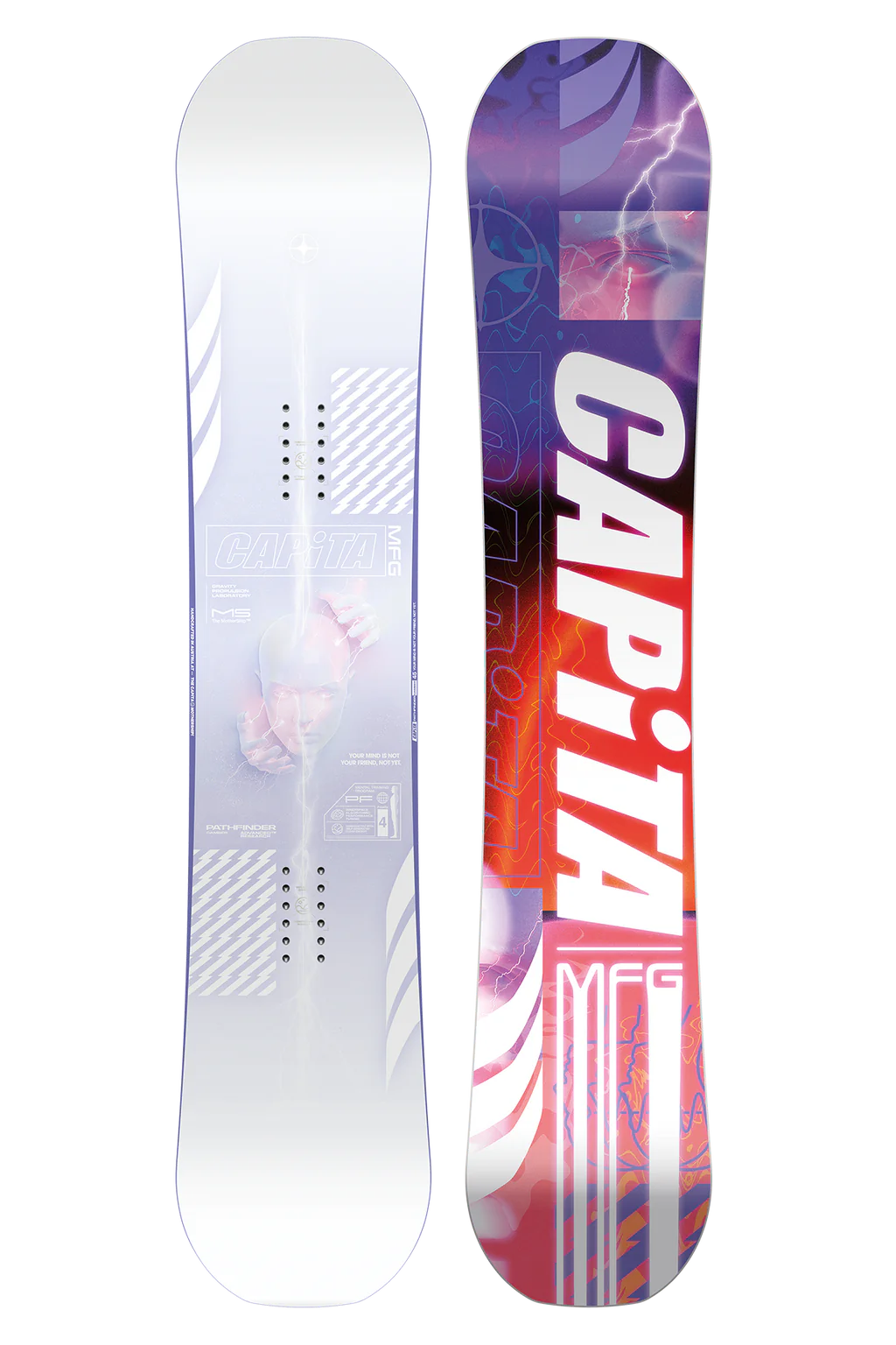 Custom Snowboard with Multi-Layered Wood Core-Capita Pathfinder Snowboard 2025 - 149cm