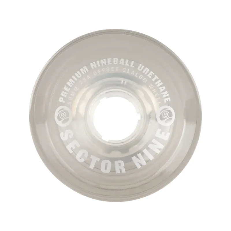 Custom Skateboard Wheels for Better Airborne Control-69mm 78a Nineballs Sector 9 Wheels - Smoke