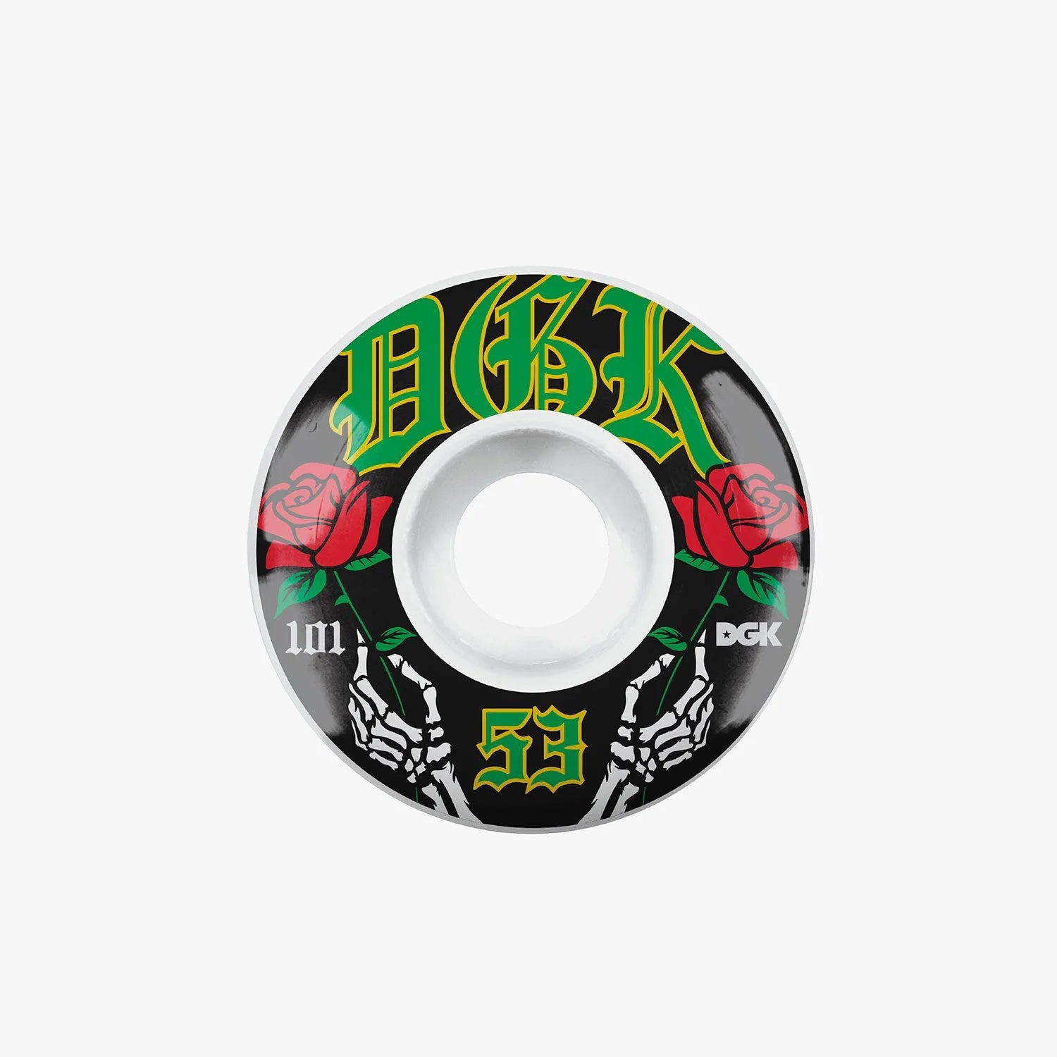 Custom Skateboard Wheels for Hybrid Performance between Speed and Tricks-DGK Immortal Wheels - 53mm