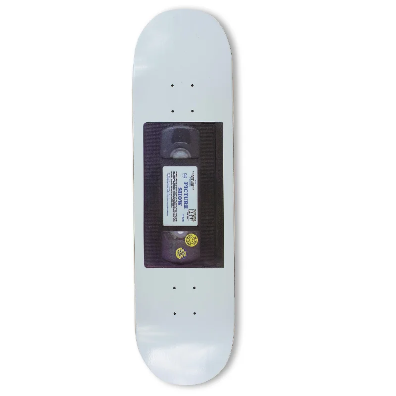 Custom Skateboard Deck for Easy Navigation in Parks-Picture Show Skateboards Cassette Skateboard Deck