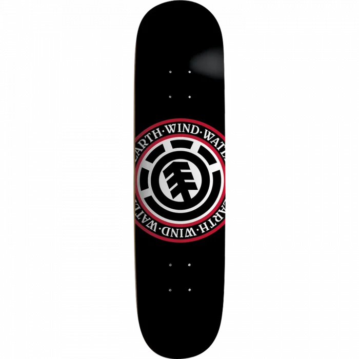 Custom Skateboard Deck with Deep Concave for Maximum Control-Element Seal 8.25" Black Skateboard Deck