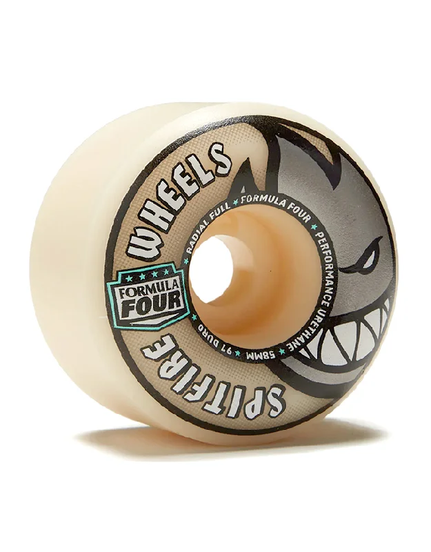 Custom Skateboard Wheels for Long-Distance Riding-Spitfire F4 Radial Full Wheels | 97D/58mm