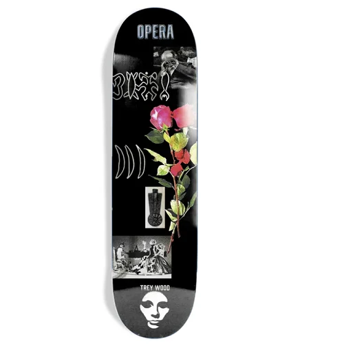 Custom Skateboard Deck with Professional Flex Design-Opera 8.25 Trey Wood Encore Ex7 Deck