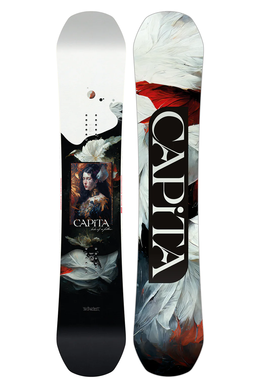 Custom Snowboard for Dynamic Carving-Capita Womens Birds Of A Feather Snowboard 2025 - 152cm