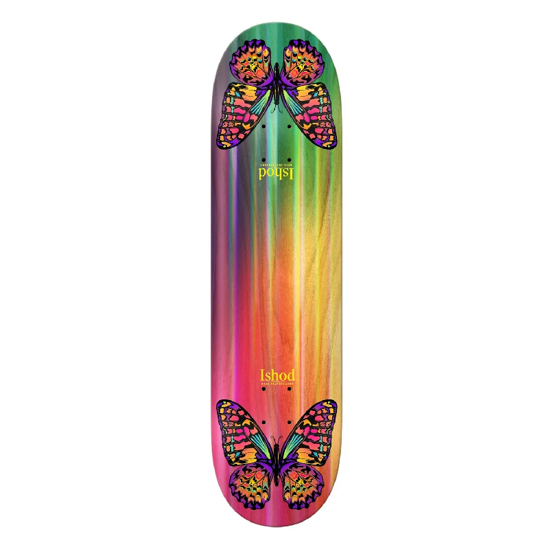 Custom Skateboard Deck for Optimal Control and Comfort-Real - 8.25" Ishod Rainbow Monarch (Twin Tail)