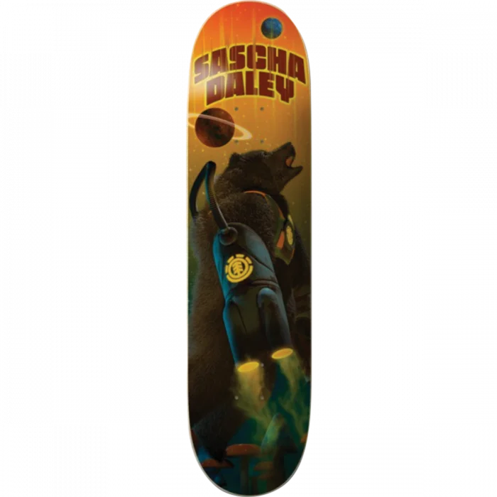 Custom Skateboard Deck with Easy Transition Between Tricks-Element Sacha Daley Future Nature 8.25" Skateboard Deck