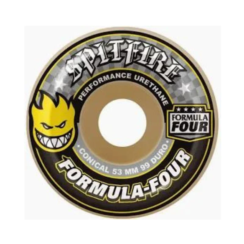 Custom Skateboard Wheels for Riders with Precision Skills-Spitfire Formula Four Conical 54mm 99a