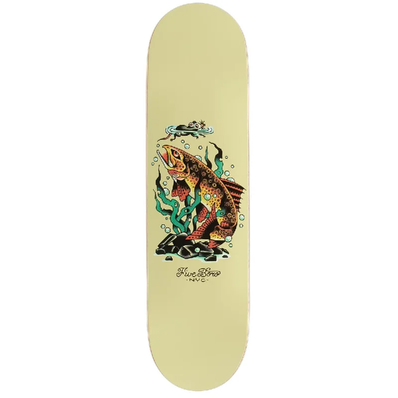 Custom Skateboard Deck for Increased Durability and Strength-5Boro Fish Trout Skateboard Deck - 8.25"