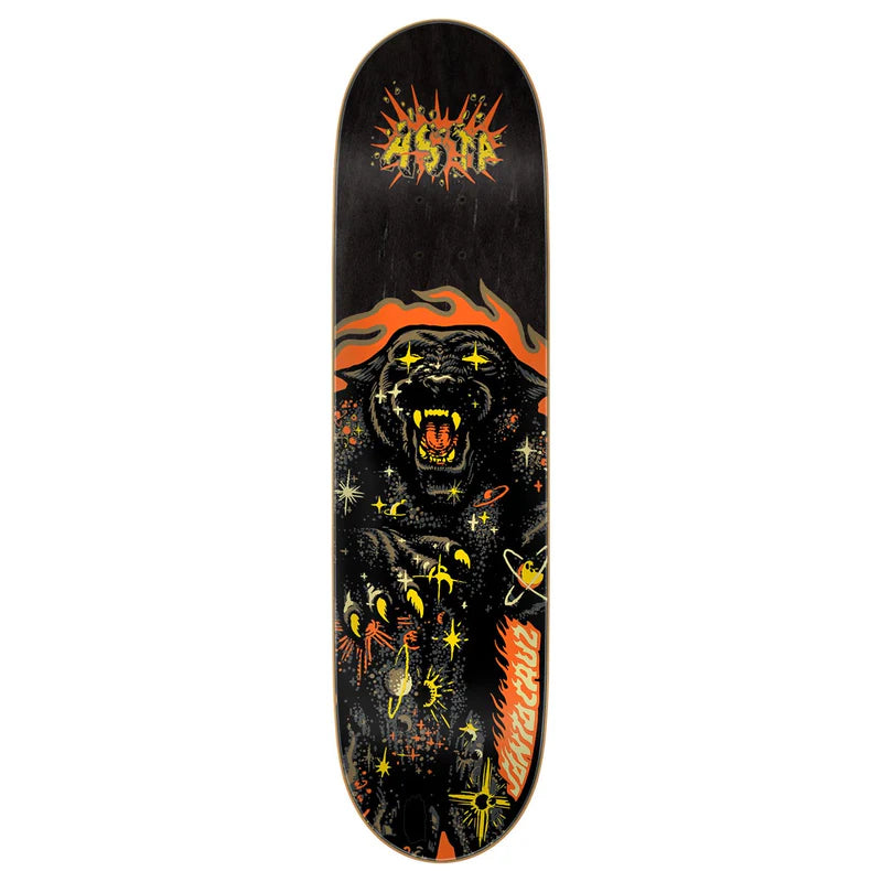 Custom Skateboard Deck for Advanced Street Performance-Santa Cruz Cosmic Cat Asta Deck 8.0