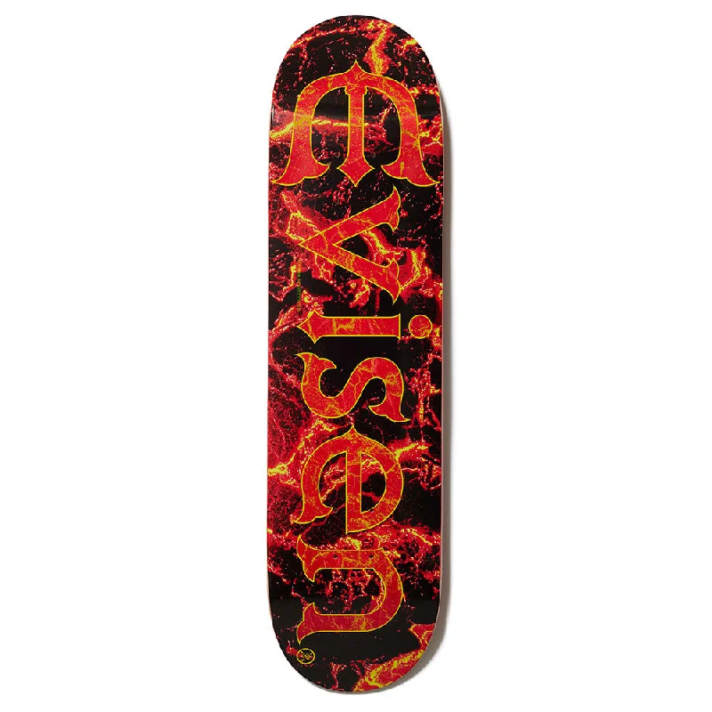 Custom Skateboard Deck with Advanced Tail Shape for Tricks-Evisen EVI-LOGO MAGMA Skateboard Deck