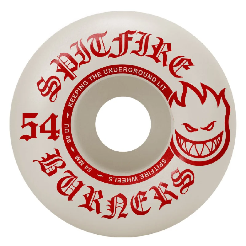 Custom Skateboard Wheels for Riders Seeking Extra Speed and Traction-Spitfire - Burners Skateboard Wheels 54mm 99a