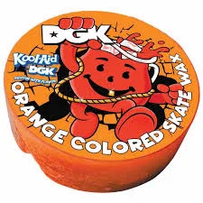 Custom Skateboard with Custom Print Design-DGK Smash Skateboard Wax - Orange