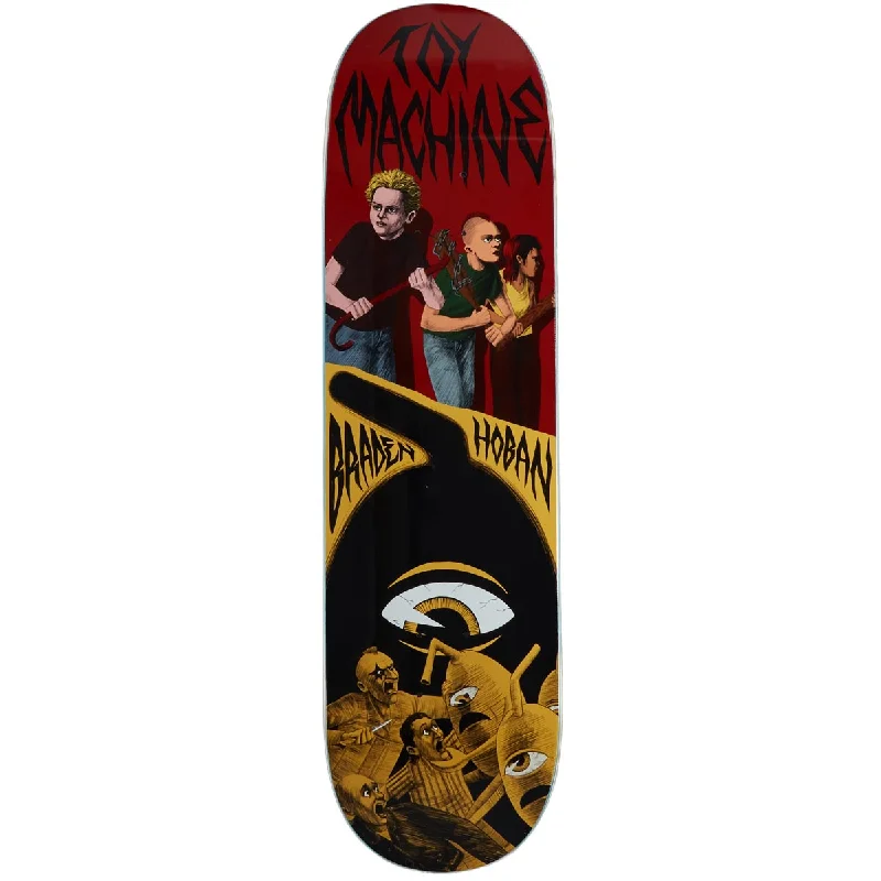 Custom Skateboard Deck with Classic and Minimalist Design-Toy Machine Hoban Horror Show Skateboard Deck - 8.25"