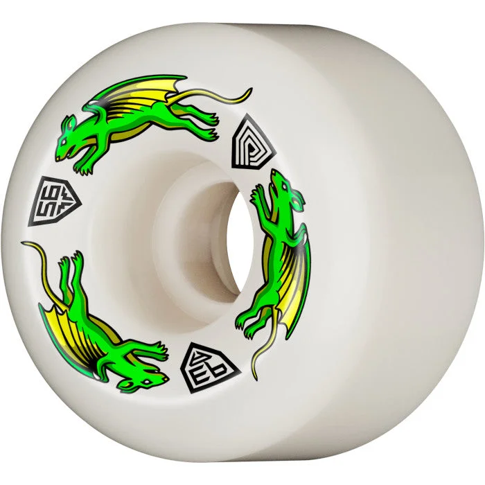 Custom Skateboard Wheels for Professional-Skating Ramps and Parks-Powell Peralta - Dragon Formula Nano Rats Wheels 56mm x 39mm 93A