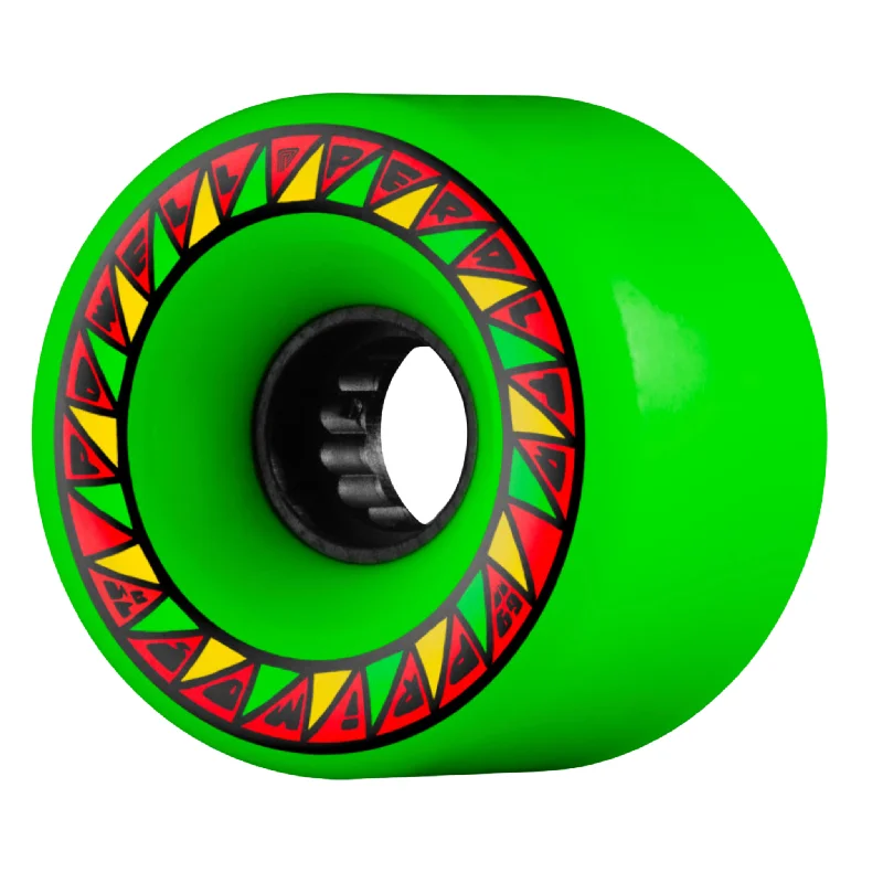 Custom Skateboard Wheels with Hybrid Shape for Speed and Control-Powell Peralta Primo Wheels 69mm 75a - Green