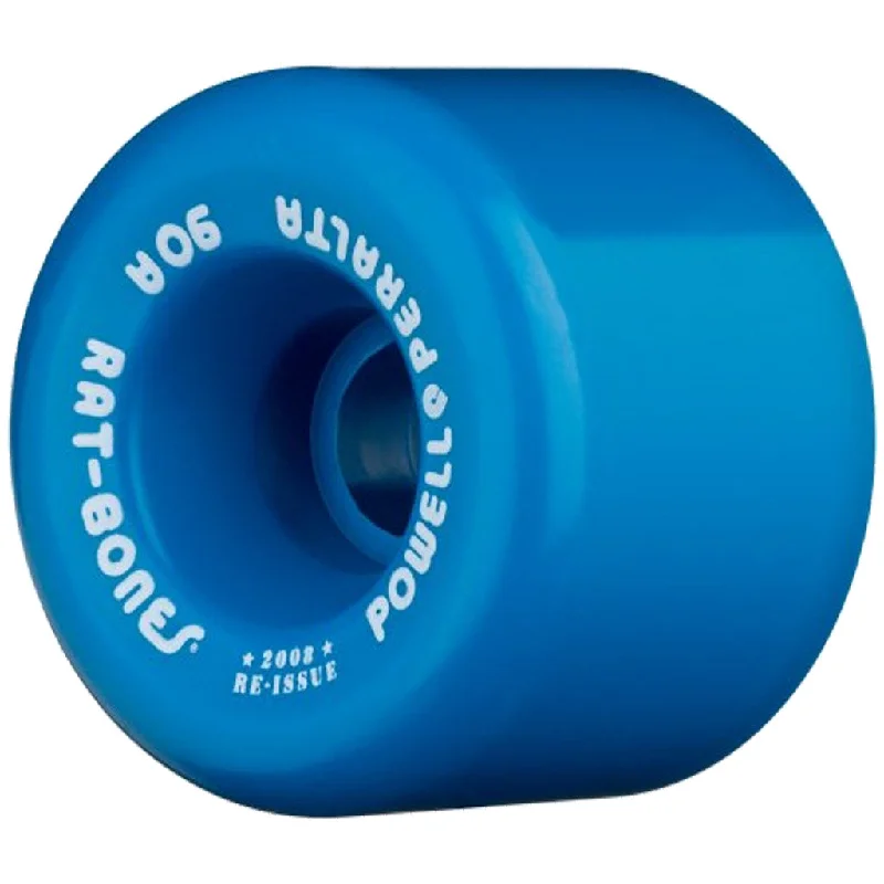 Custom Skateboard Wheels for Professional-Level Slide Control-Powell Peralta 60mm Rat Bones 90a - Blue