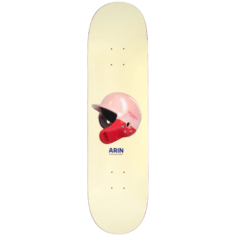 Custom Skateboard Deck with Advanced Grip Design-Sci-Fi Fantasy Arin Helmet Deck 8.5