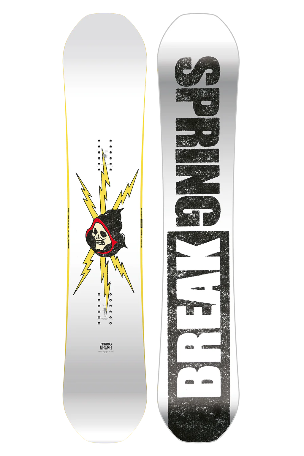 Custom Snowboard with Integrated Edge Grip-Capita Spring Break Resort Twin Snowboard 2025 - 152cm