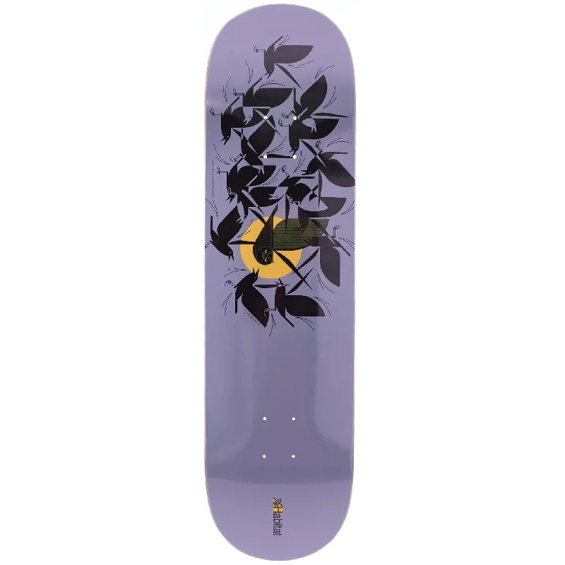 Custom Skateboard Deck with Smooth Ride in Urban Areas-Habitat Harper Owltercation Deck 8.25"