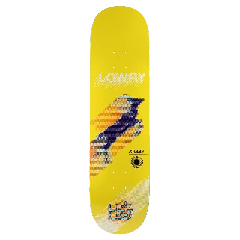 Custom Skateboard Deck with Sturdy Sidewalls-Habitat Lowry Speed Test Deck 8.25"