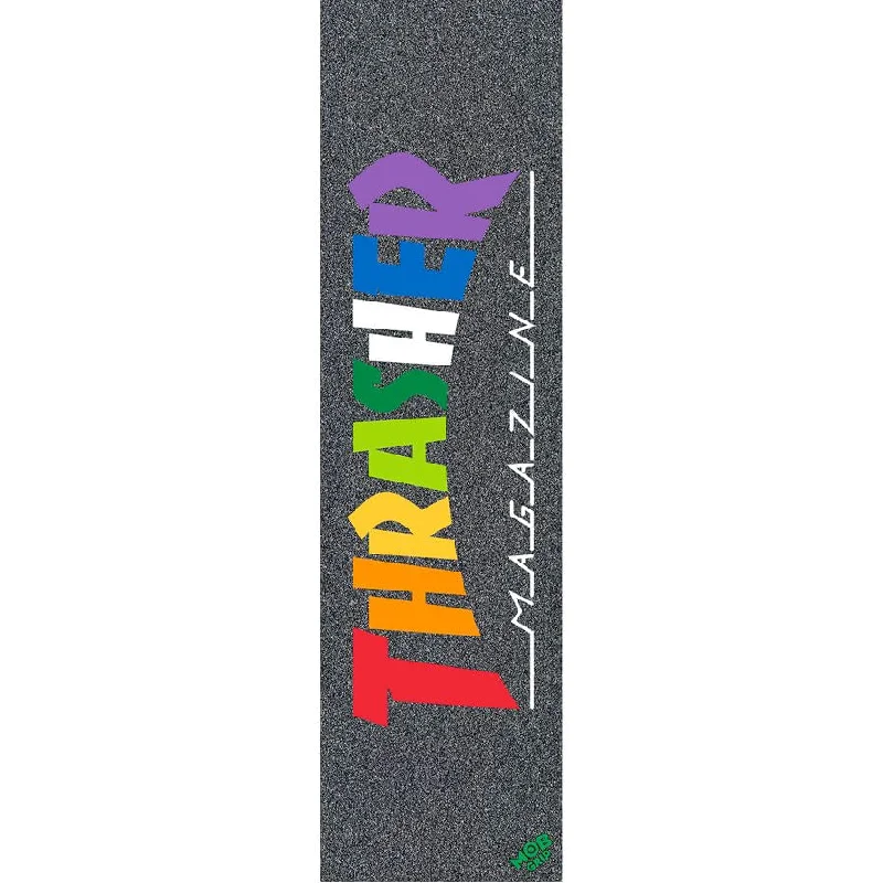 Custom Skateboard for Trendy Look-MOB Thrasher Rainbow Griptape