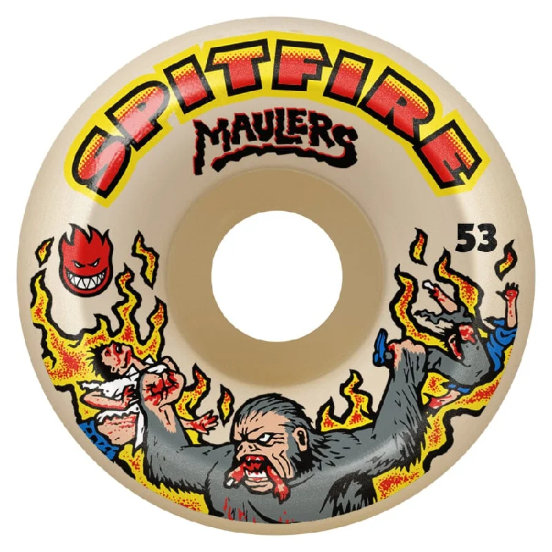 Custom Skateboard Wheels with Extra Firmness for Speed-SPITFIRE F4 99 Maulers 53mm Skateboard Wheels