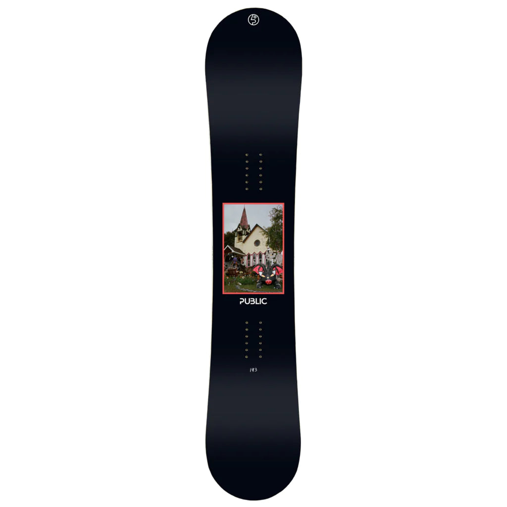 Custom Snowboard with Easy Control for Beginners-Public General Snowboard 2024 - 143cm