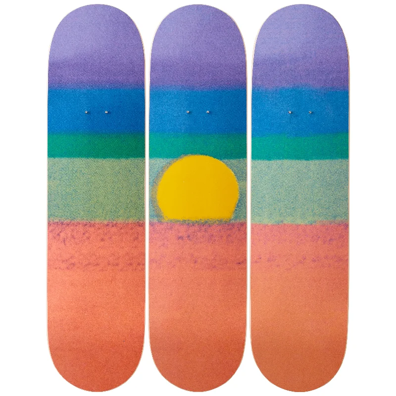 Custom Skateboard Deck with Customizable Shape-Sunset (Orange) Skateboard Decks after Andy Warhol