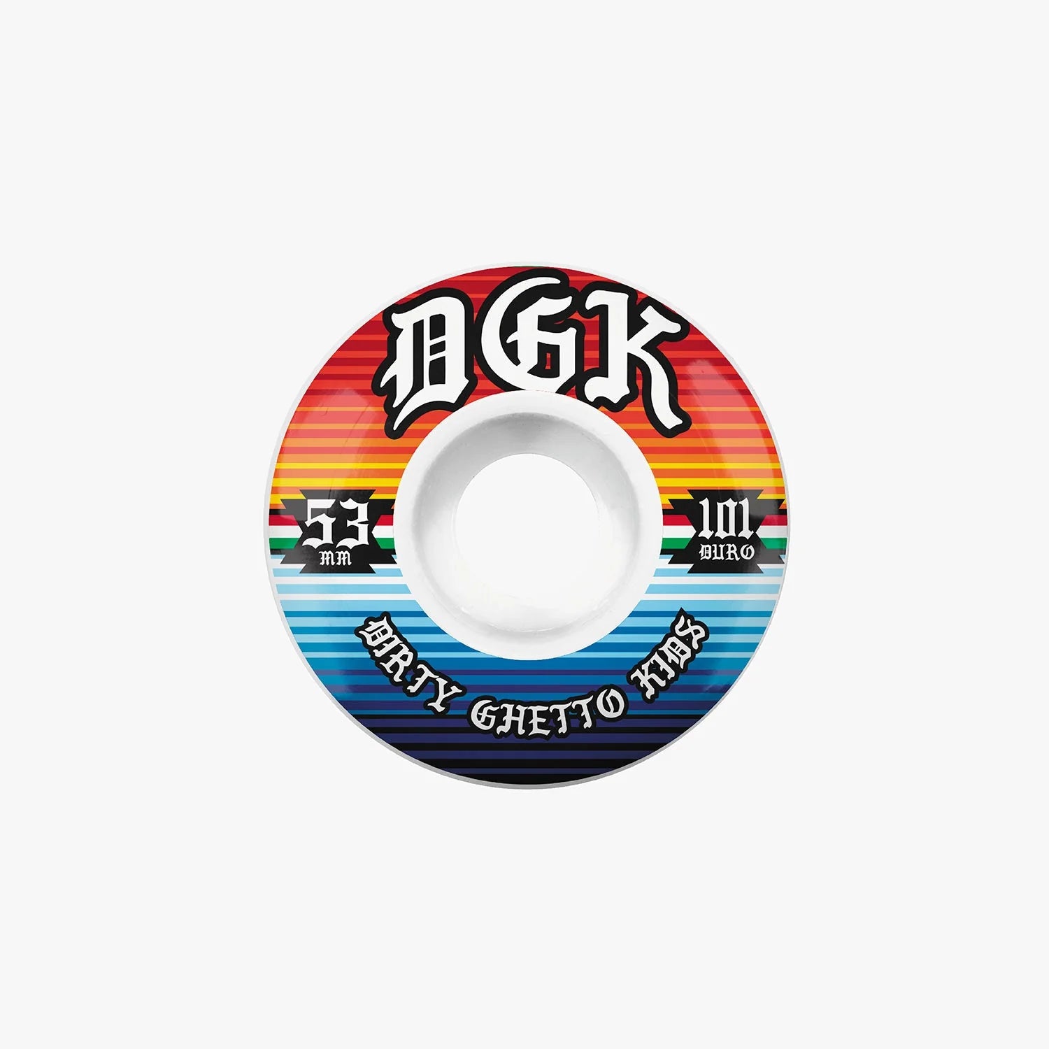 Custom Skateboard Wheels with Quick Response for Advanced Riders-DGK Serape Wheels - 53mm