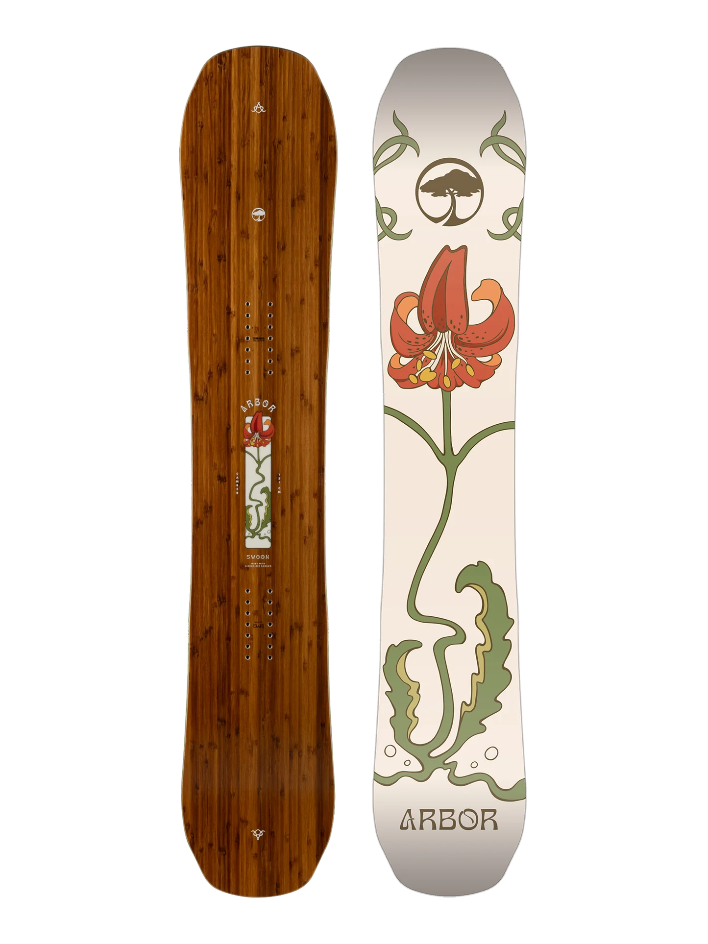 Custom Snowboard for Snowboard Professionals-2025 Swoon (Camber) | Asst. Sizes