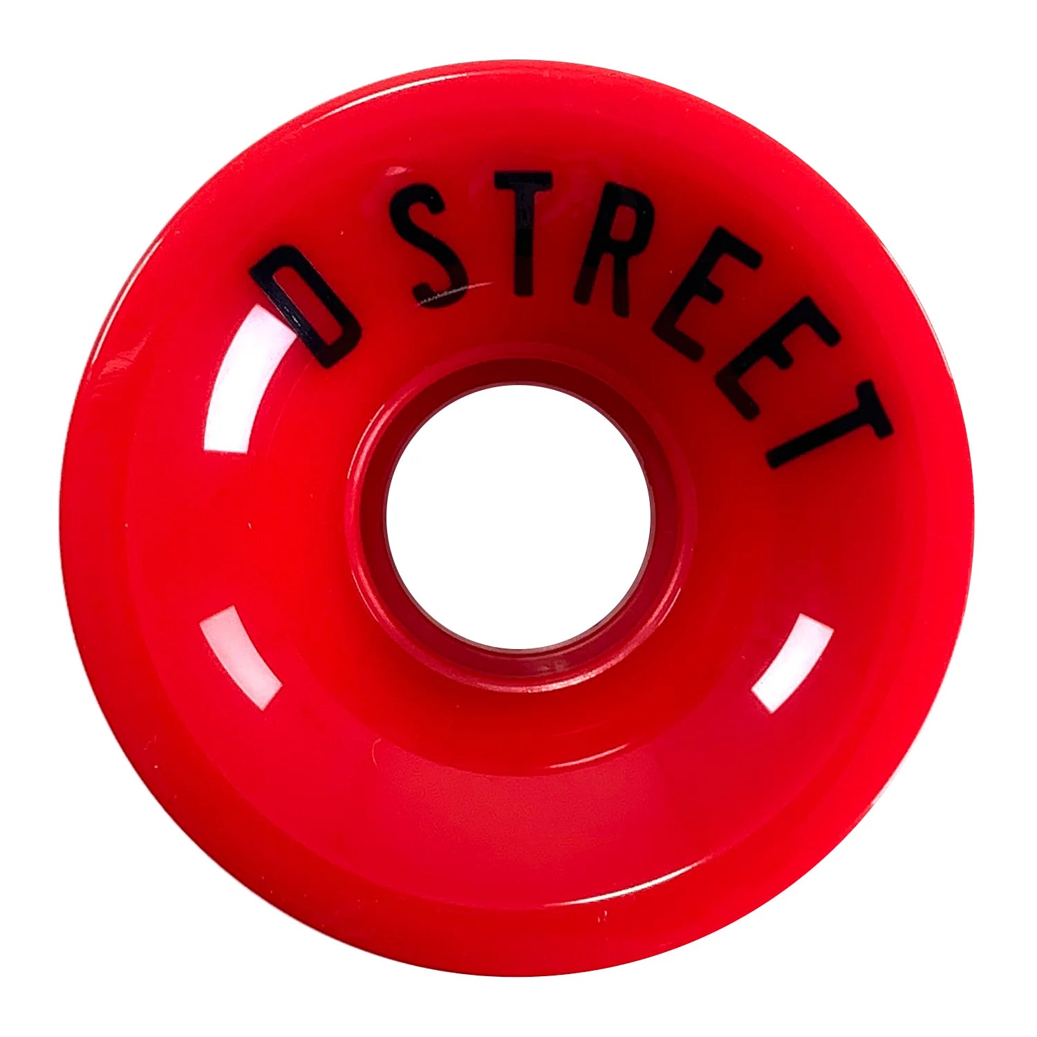 Custom Skateboard Wheels with Extra Softness for Rough Surfaces-D Street 59 Cent Skateboard Wheels 59mm 78a, Red