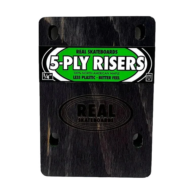 Custom Skateboard for Skate Parks-Real 5-Ply Wood Riser Pads - Made For Venture Trucks