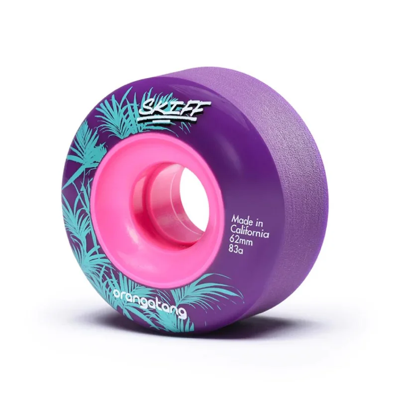 Custom Skateboard Wheels for Maximum Speed in Urban Areas-Orangatang Skiff 62mm 83a Purple