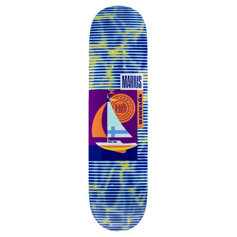 Custom Skateboard Deck with Comfortable Riding-Habitat Marius Rising Tides Deck 8.25"