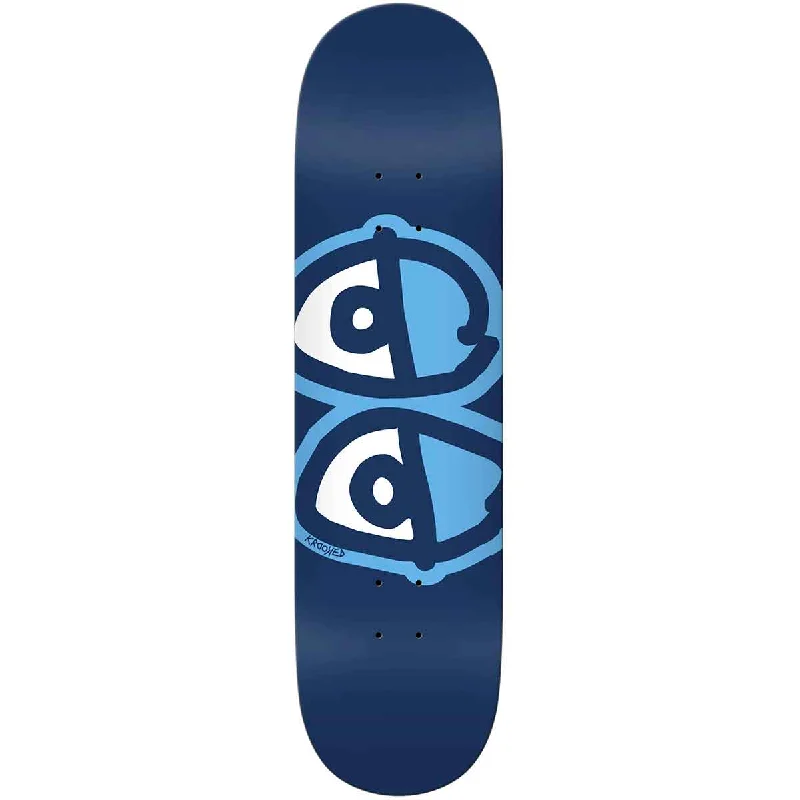 Custom Skateboard Deck with Smooth Tail for Street Skating-Krooked Skateboards TM Eyes Easyrider Deck 8.38"