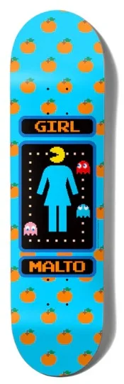 Custom Skateboard Deck for High-Pop and Flick Performance-GIRL X Pacman Malto 8.25