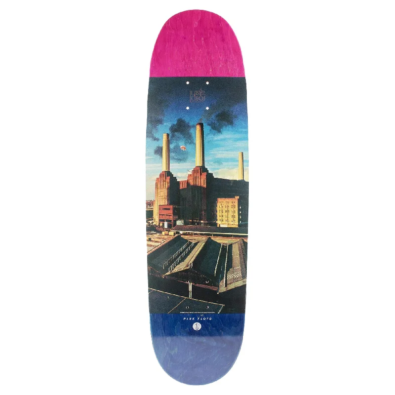 Custom Skateboard Deck with Modern Graphics-Habitat x Pink Floyd Animals Egg Shaped Deck 8.75"