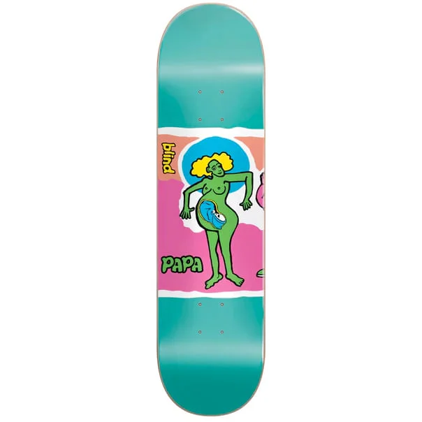 Custom Skateboard for Pool Skating-Blind Micky Papa Color Portrait Super Sap Skateboard Deck.